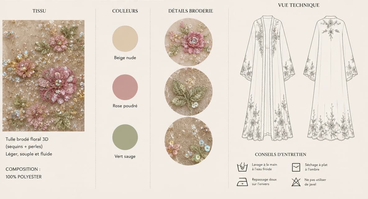 Modèle Basma de la Collection Privée Maison Neyara